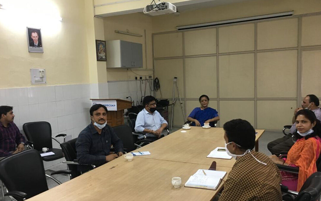 Meeting with RMRC(Regional Medical Reasearch Centre) Director