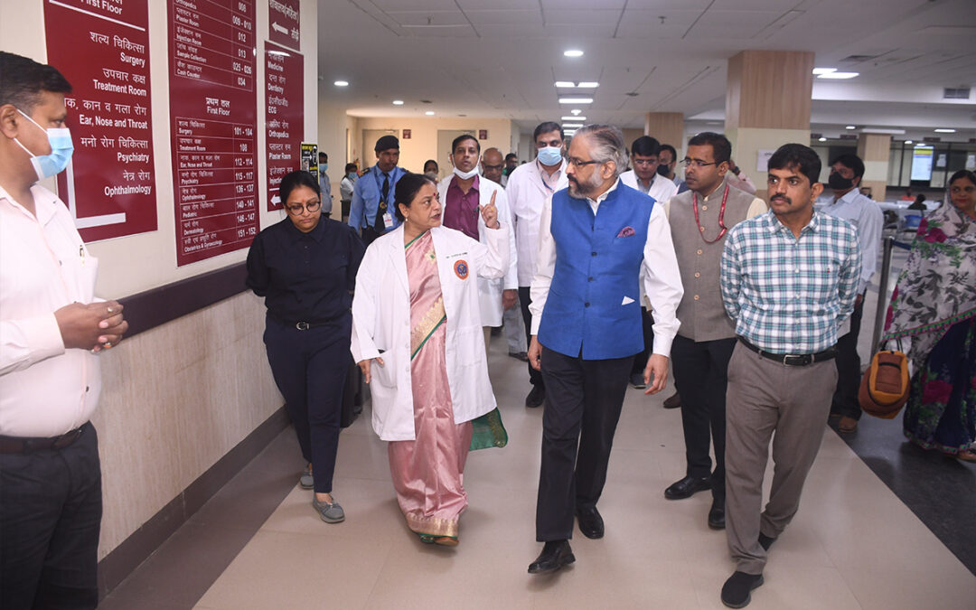 OPD and Ayush rounds by Honorable President Padma Bhushan Dr Ambrish Mithal