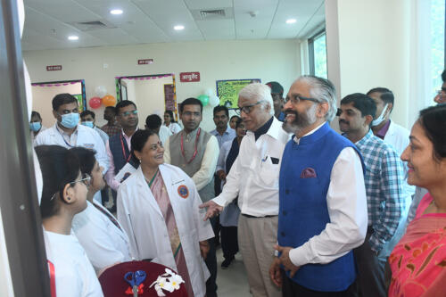 OPD and Ayush rounds by Honorable President 