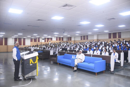 Interaction of Honorable President AIIMS Gorakhpur Padma Bhushan Dr Ambrish Mithal with Faculty/ MBBS Students/ Nursing Students 