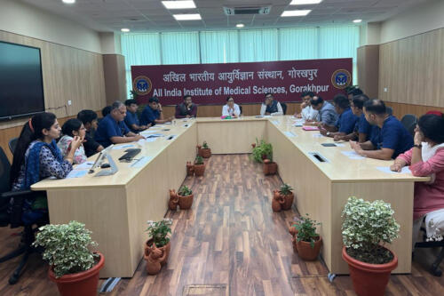 Interaction of Executive Director Madam with Faculty Members