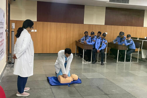 World Anesthesia Day 2 (BLS for security guard)