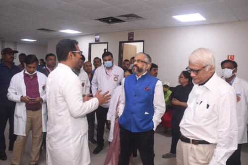 OPD and Ayush rounds by Honorable President 