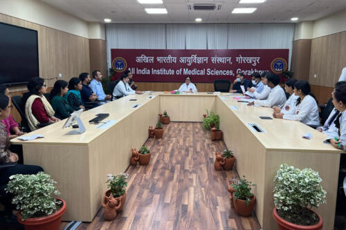 Interaction of Executive Director Madam with Faculty Members