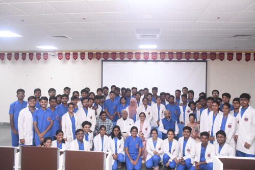Interaction of Honorable President AIIMS Gorakhpur Padma Bhushan Dr Ambrish Mithal with Faculty/ MBBS Students/ Nursing Students 