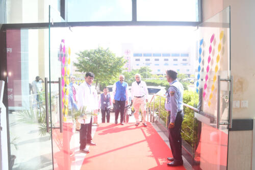 OPD and Ayush rounds by Honorable President 