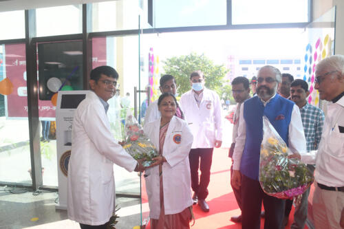 OPD and Ayush rounds by Honorable President 