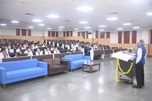 Interaction of Honorable President AIIMS Gorakhpur Padma Bhushan Dr Ambrish Mithal with Faculty/ MBBS Students/ Nursing Students 