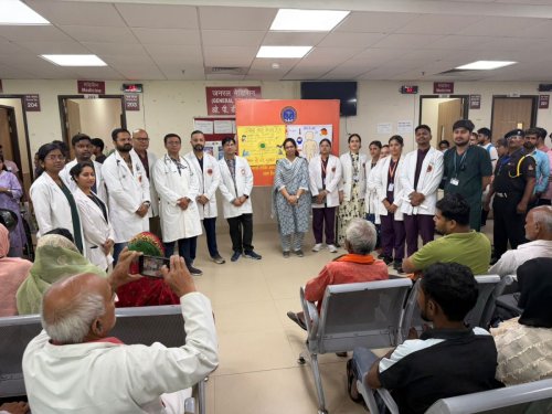 Public Awareness Programme on Ebola Virus Disease at AIIMS Gorakhpur