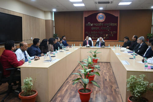 President Sir and Executive Director Sir interacted with Faculty Members allotted with various administrative responsibilities of the Institute-1