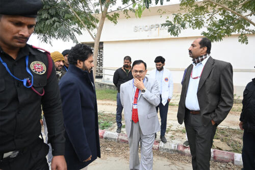 Visit of Executive Director Sir to the Shopping Complex of AIIMS Gorakhpur-1