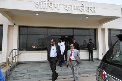 Visit of Executive Director Sir to the Shopping Complex of AIIMS Gorakhpur