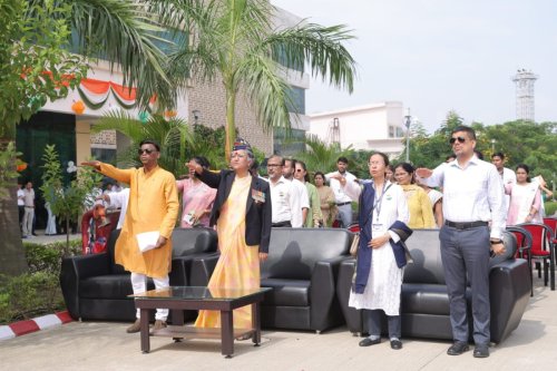 AIIMS Gorakhpur celebrated the 80th Independence Day